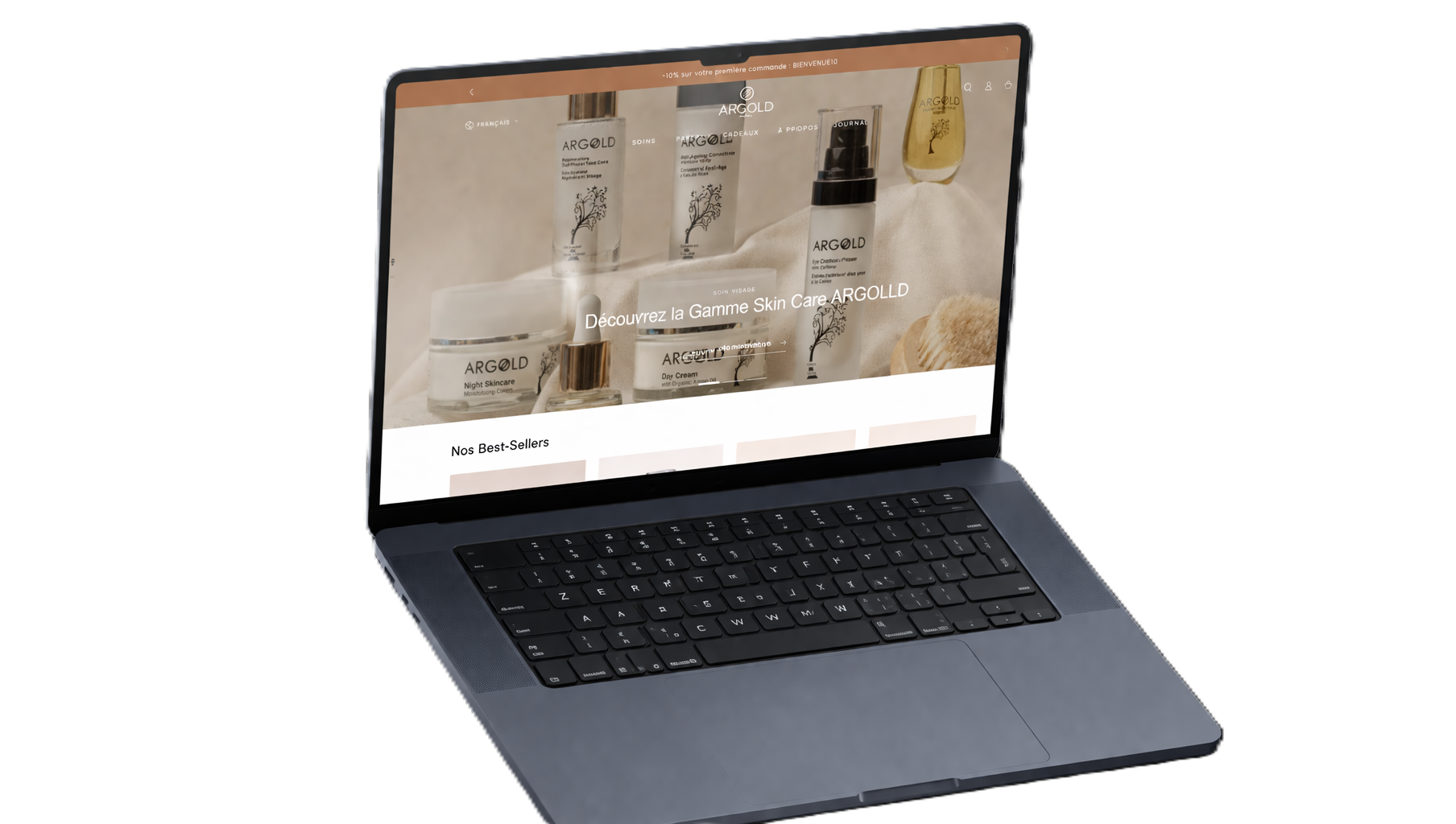 Argold e-commerce beauté