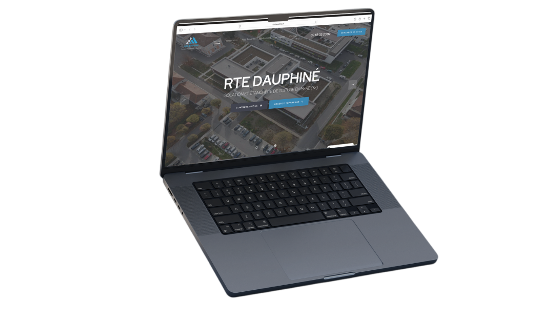 Aperçu du site web RTE Dauphiné