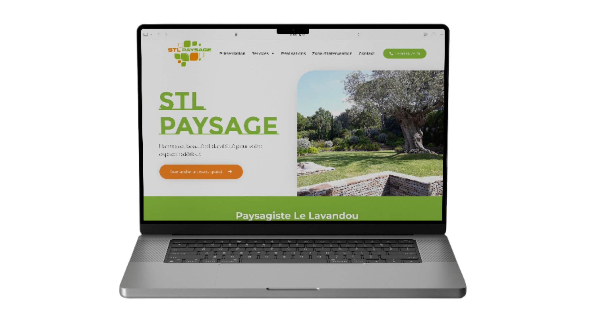 Aperçu du site web STL Paysage